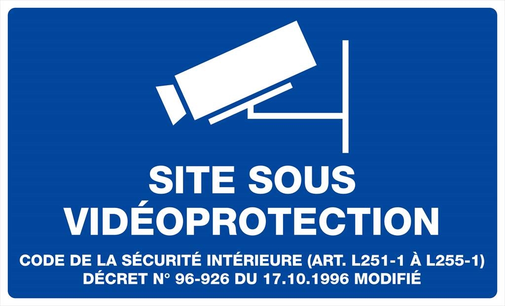 Affiche vidéoprotection